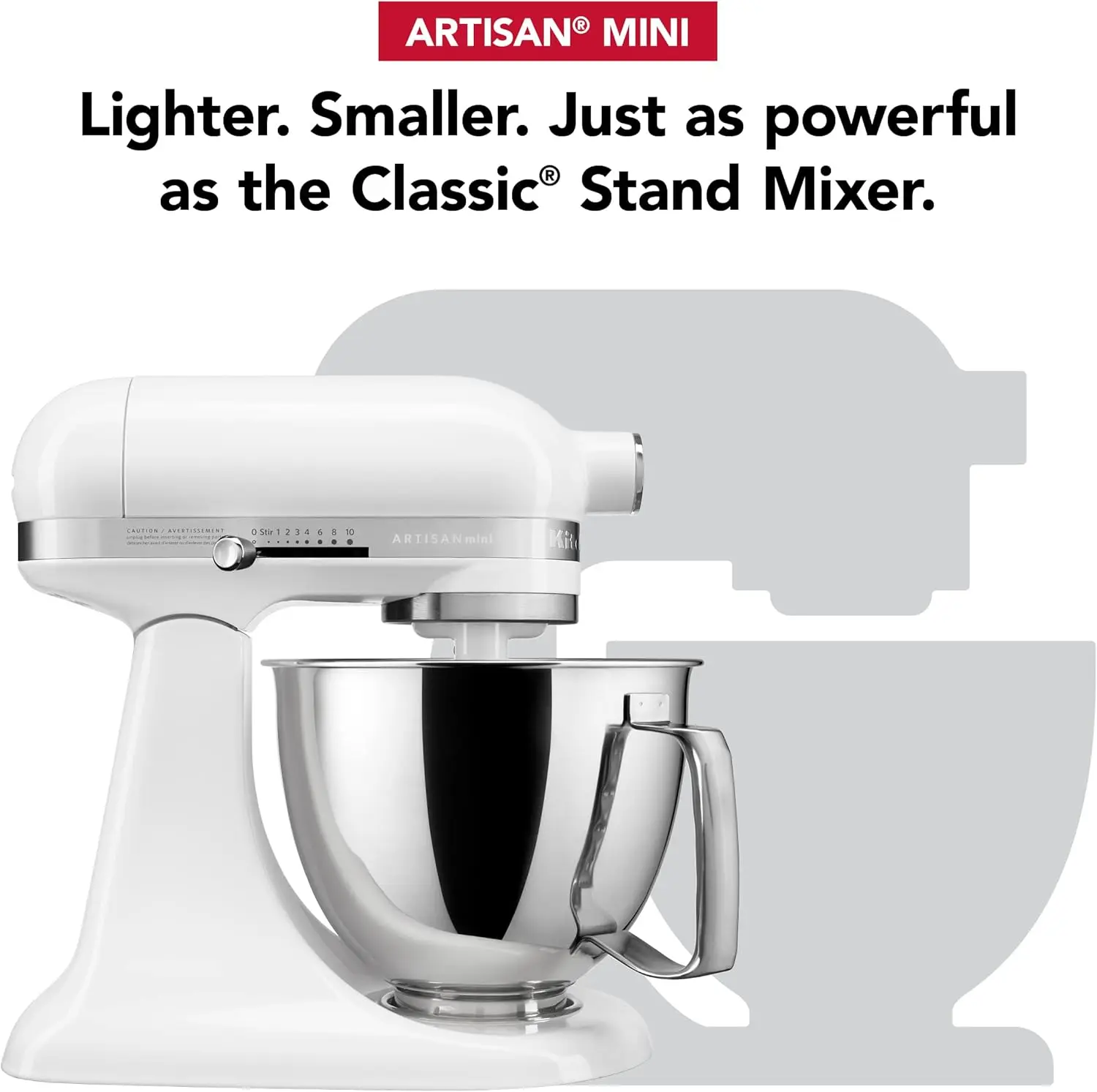 Mini Tilt-cabeça Stand Mixer, branco, 3.5 Quart, KSM3316X