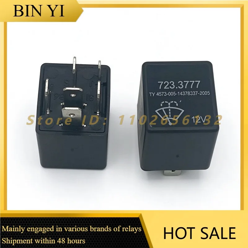 723.3777 Automotive Relay 12V 6Pin Car Wiper Control Relay TY 4573-005-14378337-2005 Auto Replacement Part