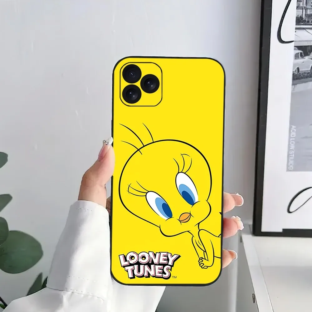 Cartoon Cute T-Tweety Bird Phone Case For iPhone 15 14 13 12 11 8 Mini Xr Xs X Xsmax Pro Max Plus Shell