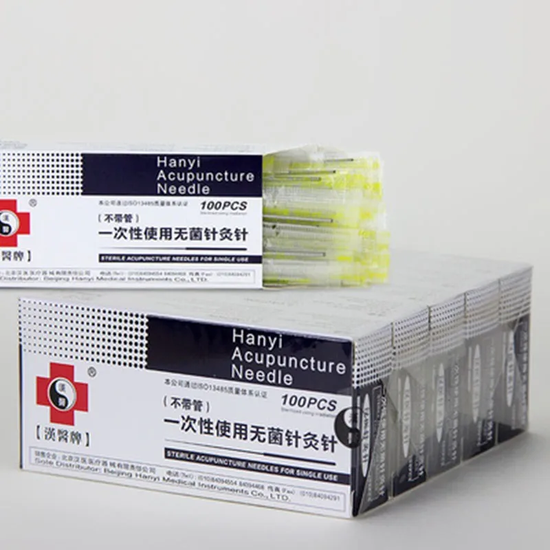 

100 pcsDisposable sterile acupuncture needles Chinese medicine acupuncture needles acupuncture point, meridian acupuncture