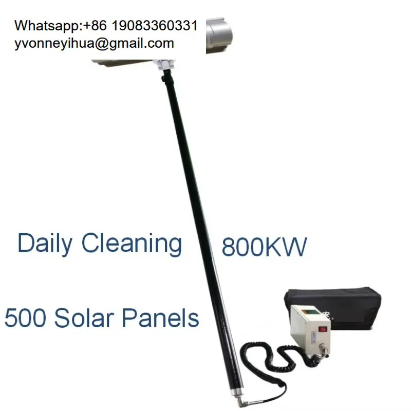 

7.2m Solar Photovoltaic Panel Cleaning Kit Battery Powered Tool Machine PV Cleaning Equipment System Robot
