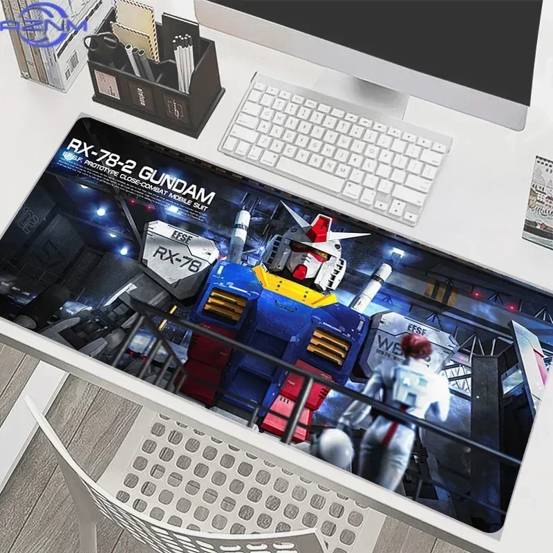 Anime RX-78-2 Mecha Structure Diagram Print Mouse Pad, Rubber Non-Slip Base, Smooth Surface for Gaming and Office Desktop Comput