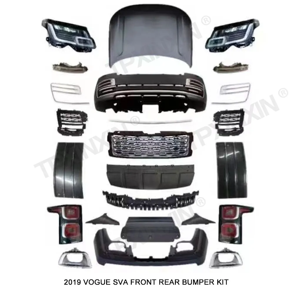 Body Kit Fit For Land Rover Range Rover Vogue 2013-2017 Upgrade to 2018 Vogue SOV Model Body Parts Bumper Sets Auto Accessories