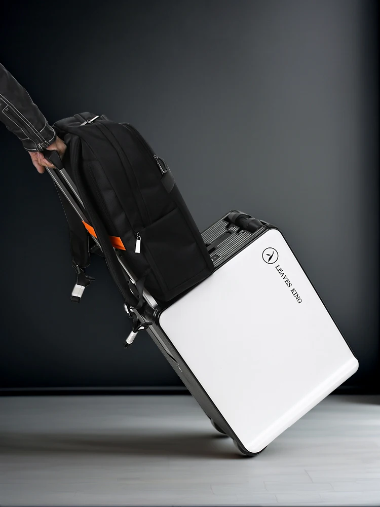 

20-дюймовый электрический чемодан для багажа, материал ПК, дорожный чемодан с бесшумными колесами и замком TSA для отпуска и посадки