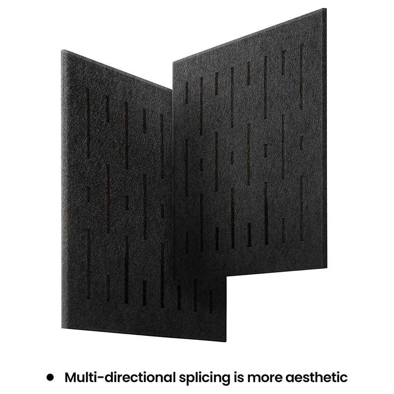 

Hot-12 Pcs Sound-Absorbing Panels,Sound-Proof Absorbing Tiles For Echo And Bass Isolation,For Wall Decor& Acoustic Treatment