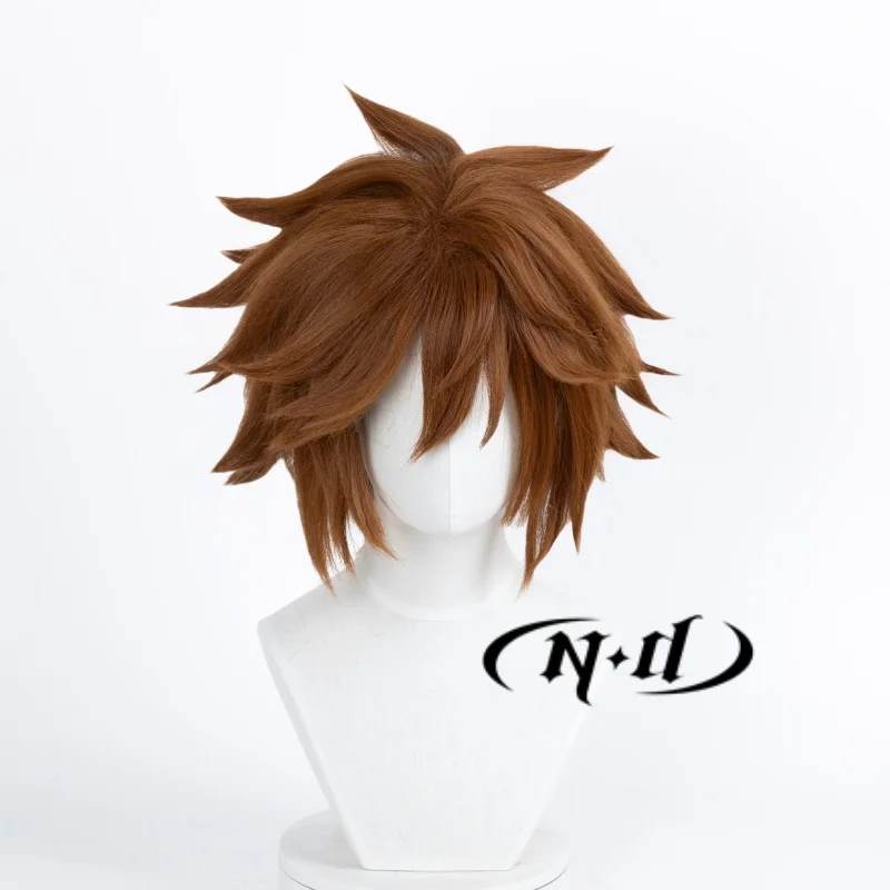ND Sora Cosplay Perücken Spiel Cos Haar Perücken für Comic Con Coser Kostüm Thema Spiel Halloween Party Hitzebeständige Synthetik