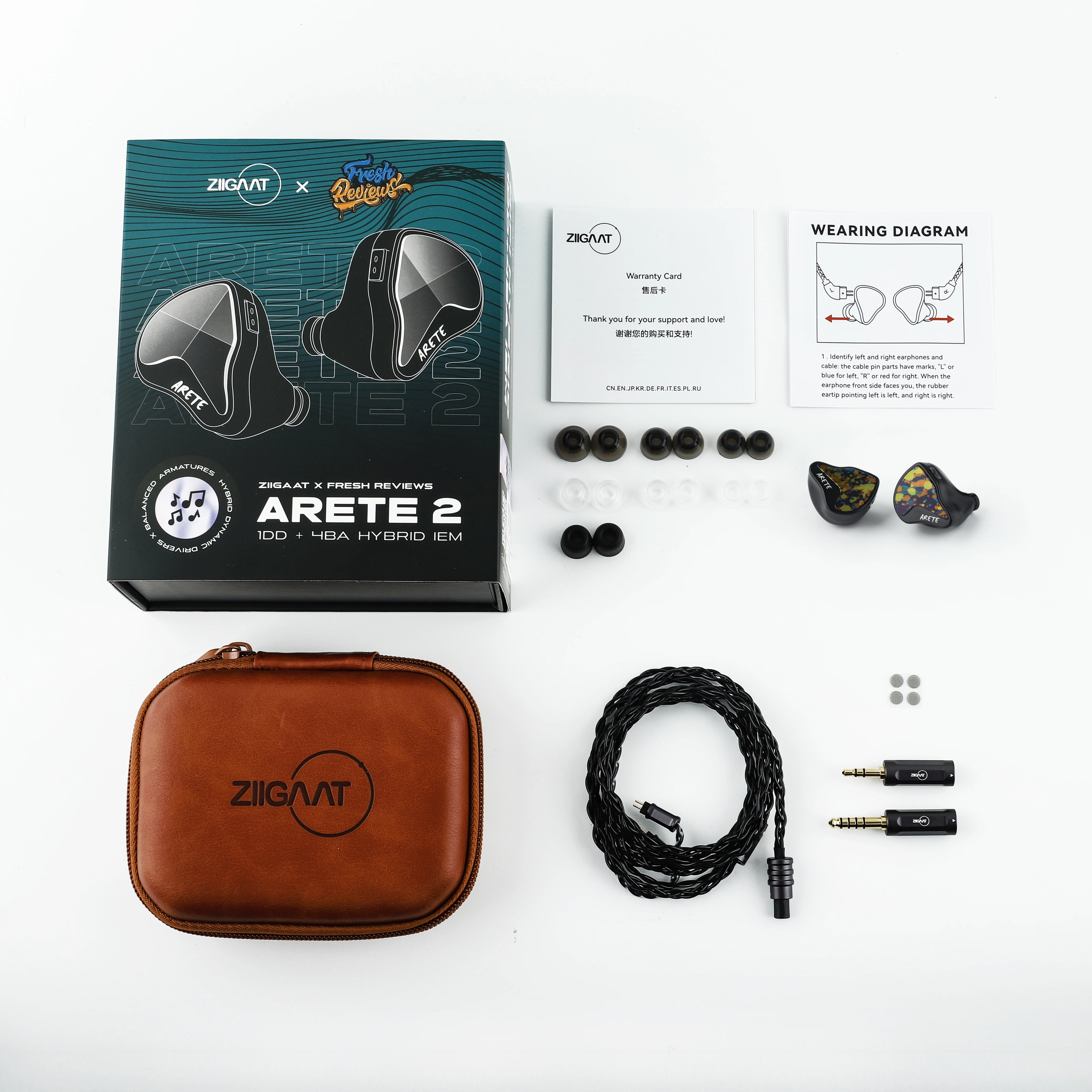 Linsoul ZiiGaat x Fresh Reviews: Arete II 2nd Gen 1DD + 4BA Hybrid IEM-Kopfhörer mit verbesserter Textur und Abstimmung – Detail 17