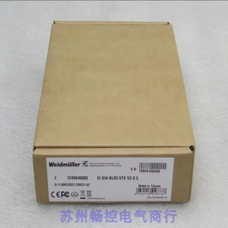 

Новый переключатель Weldmuller 2025 IE-SW-BL05-5TX Spot 1240840000