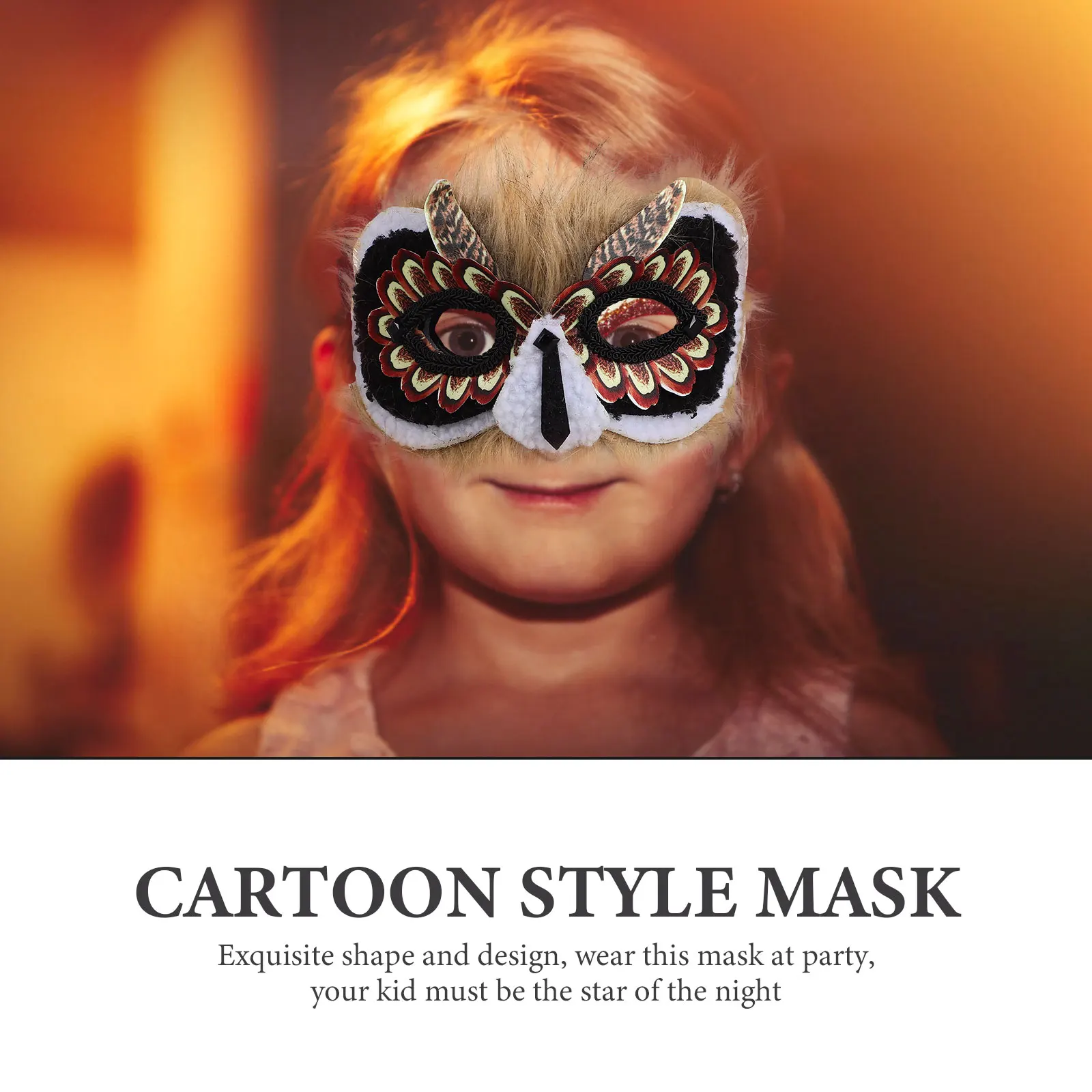 Kids Uil Masker Decoratieve Carnaval Prop Ideaal voor Halloween en feestvieringen