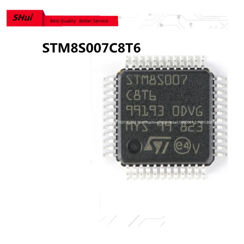 5PCS 100% New STM8S007C8T6 STM8S007C8T6 STM8S007C8T6 STM8S007C8T6 STM8S007 C8T6 STM8S007 C8T6 QFP-48 Chipset