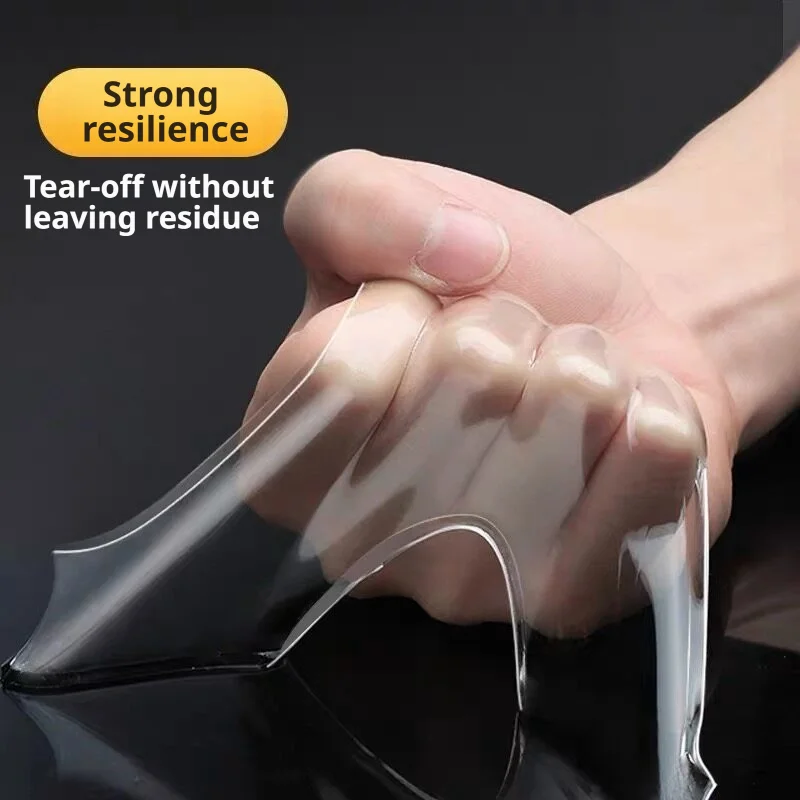 Heavy Adhesive Nano Double Sided Adhesive Tape No Residue Clear Mounting Sticker No Drilling Powerful Self Adhesive for Car Wall