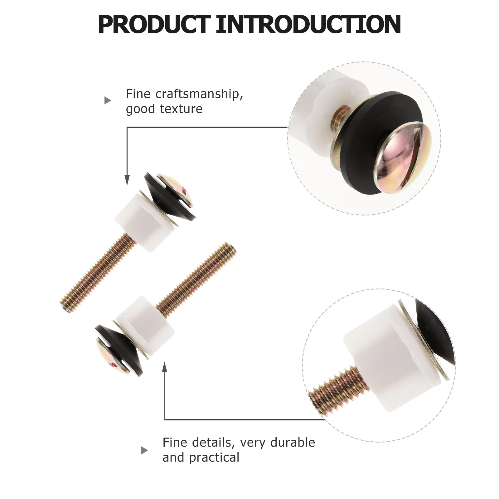 

Toilet Seat Bolts Screws Kit Universal Replacement For Water Tank Fixing Mount Durable Toilet Seat Installation Supplies