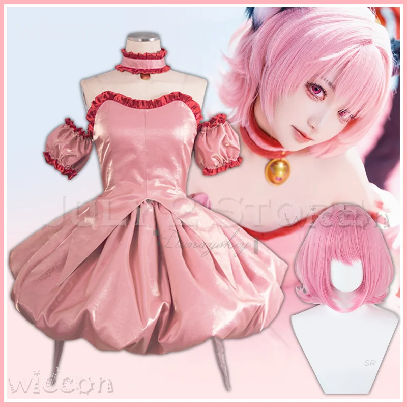 

Женский костюм на Хэллоуин Momomiya Ichigo, косплей, клубничное кошачье ухо, хвост Tokyo Mew Mew disfraz Adulto, одежда в стиле аниме