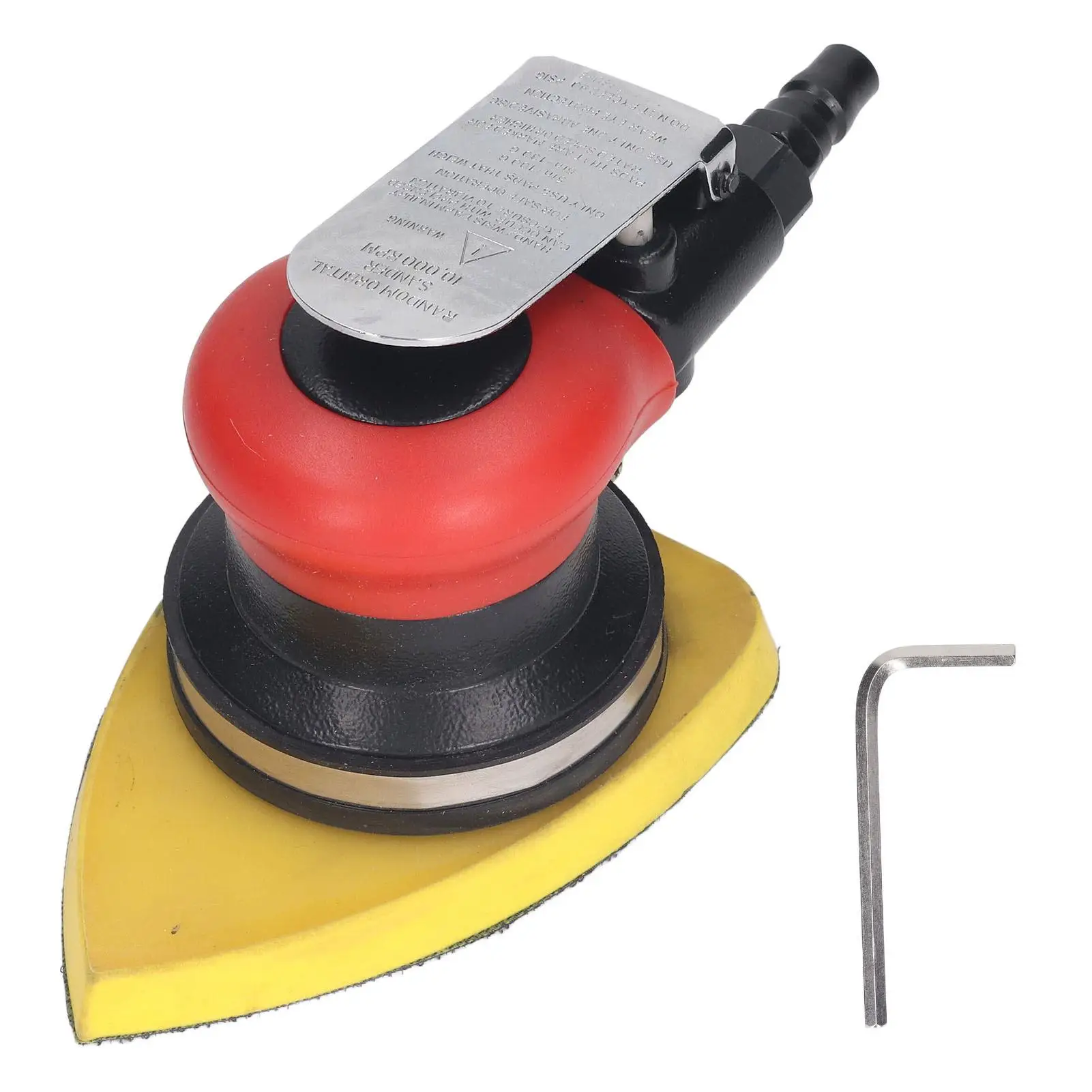 

4 Inch Air Sander Polisher Pneumatic Tool 90 PSI High Speed Sanding Machine 10000 RPM Long Vibration Lightweight Design