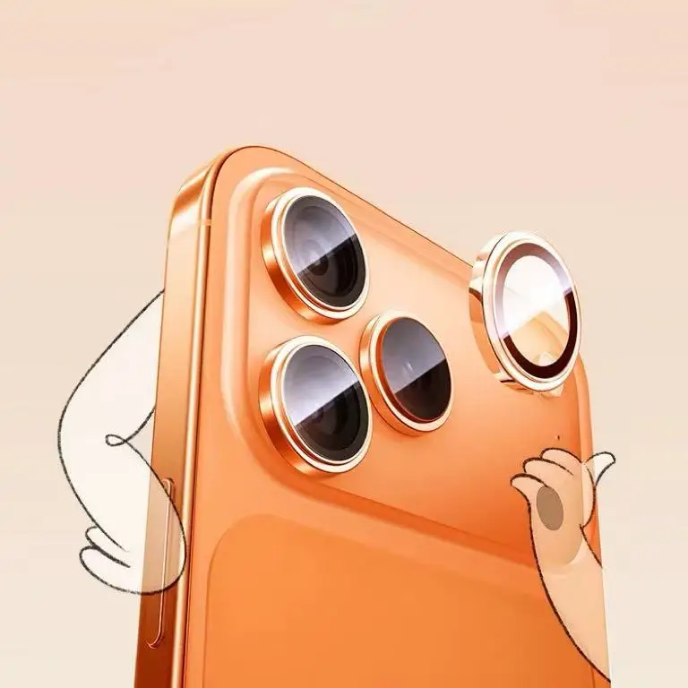 2-3Pcs Camera Lens Protection For IPhone 17 16 15 Pro Max 14 Plus 13 12Mini 17 Air Tempered Glass Protector Accessory