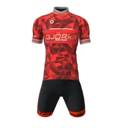 Cycling Men Short Sleeve Jersey Suits BJORKA Summer Pro Europe Team Bicycle Race Apparel Gel Bib Shorts Roupa Ciclismo Maillot