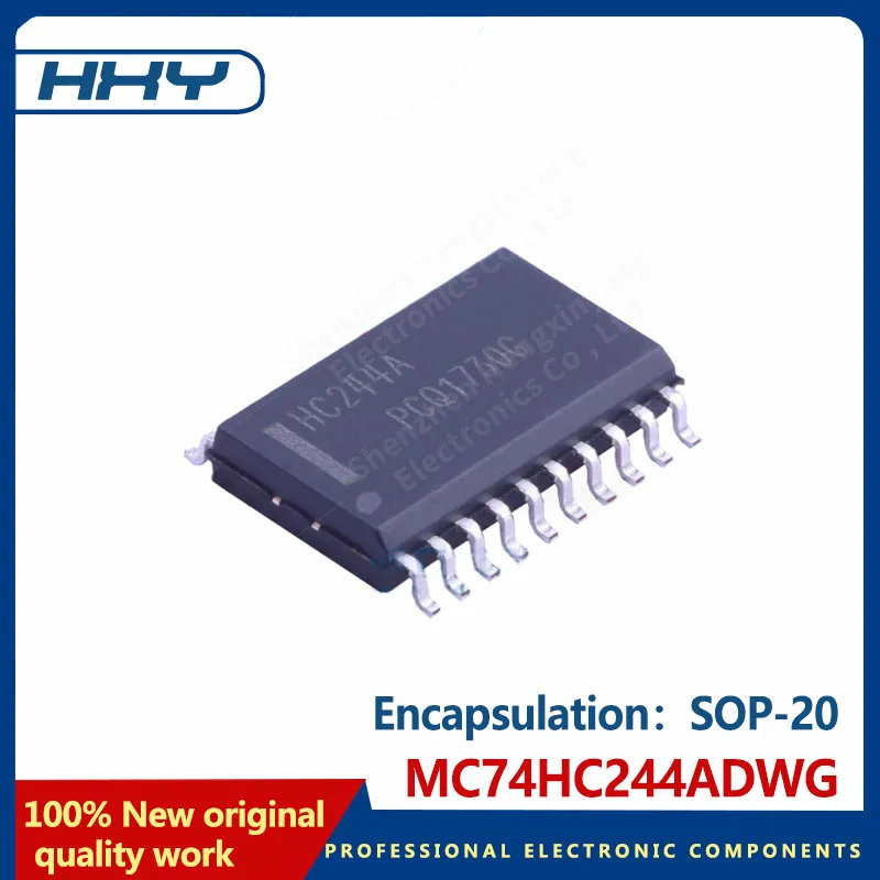 10PCS MC74HC244ADWG logic buffer chip package SOP-20