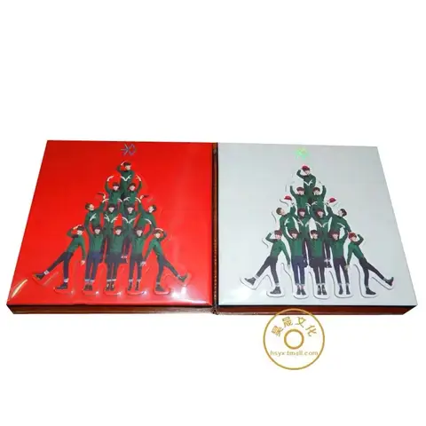 Genuine Original EXO K+M Miracles In December Album Chinese Korean Version Kris Luhan Male Singer Team Pop Music 2 CD Box Set