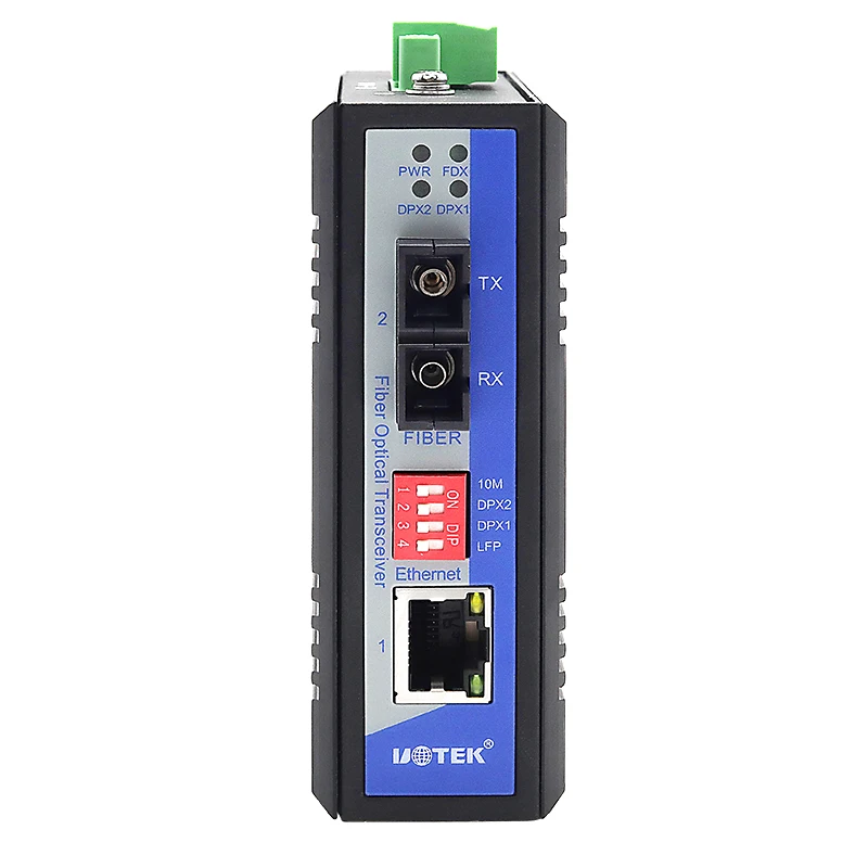 

Сетевой оптоволоконный трансивер UOTEK UT-2601 10/100M с 1 оптоволоконным портом и портом I RJ45