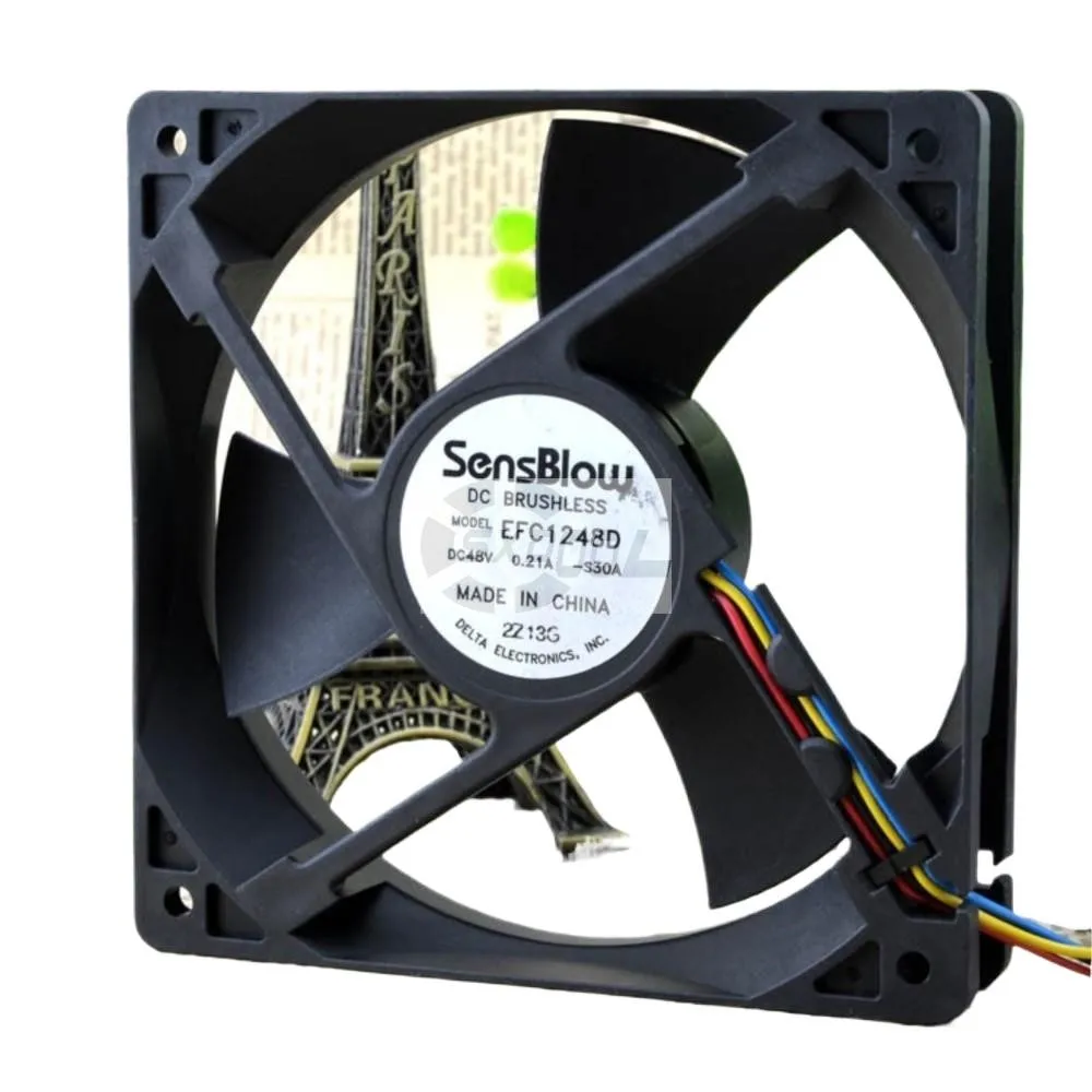 

Вентилятор 120 мм для Delta EFC1248D 12025, 48В 0.21А, 4-проводной, PWM, для охлаждения серверов, сетевого оборудования, промышленных систем (1 шт.)