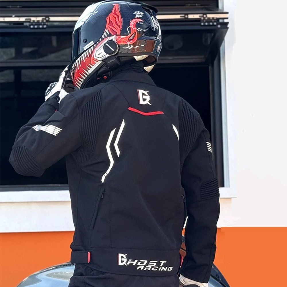 

Men's Motorcycle Riding Jacket Anti Fall Wear-resistant Warm Riding Pants Waterproof Outdoor Riding Jacket With Protective Gear