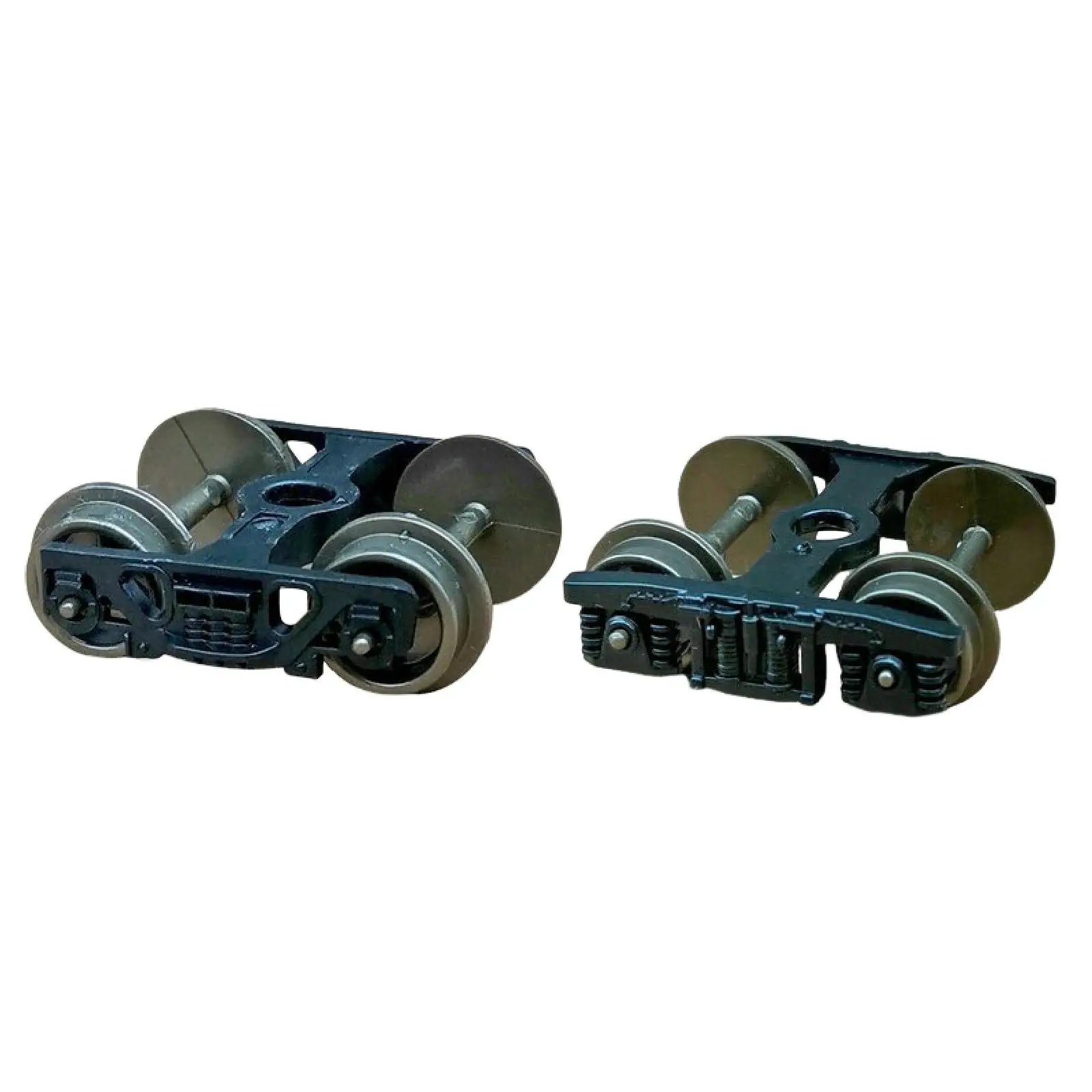 Plastic Model Train Wheels 2.2cm Width Replacement Bogie Wheelset for Electric Locomotive Simulation Maintenance Spare Parts