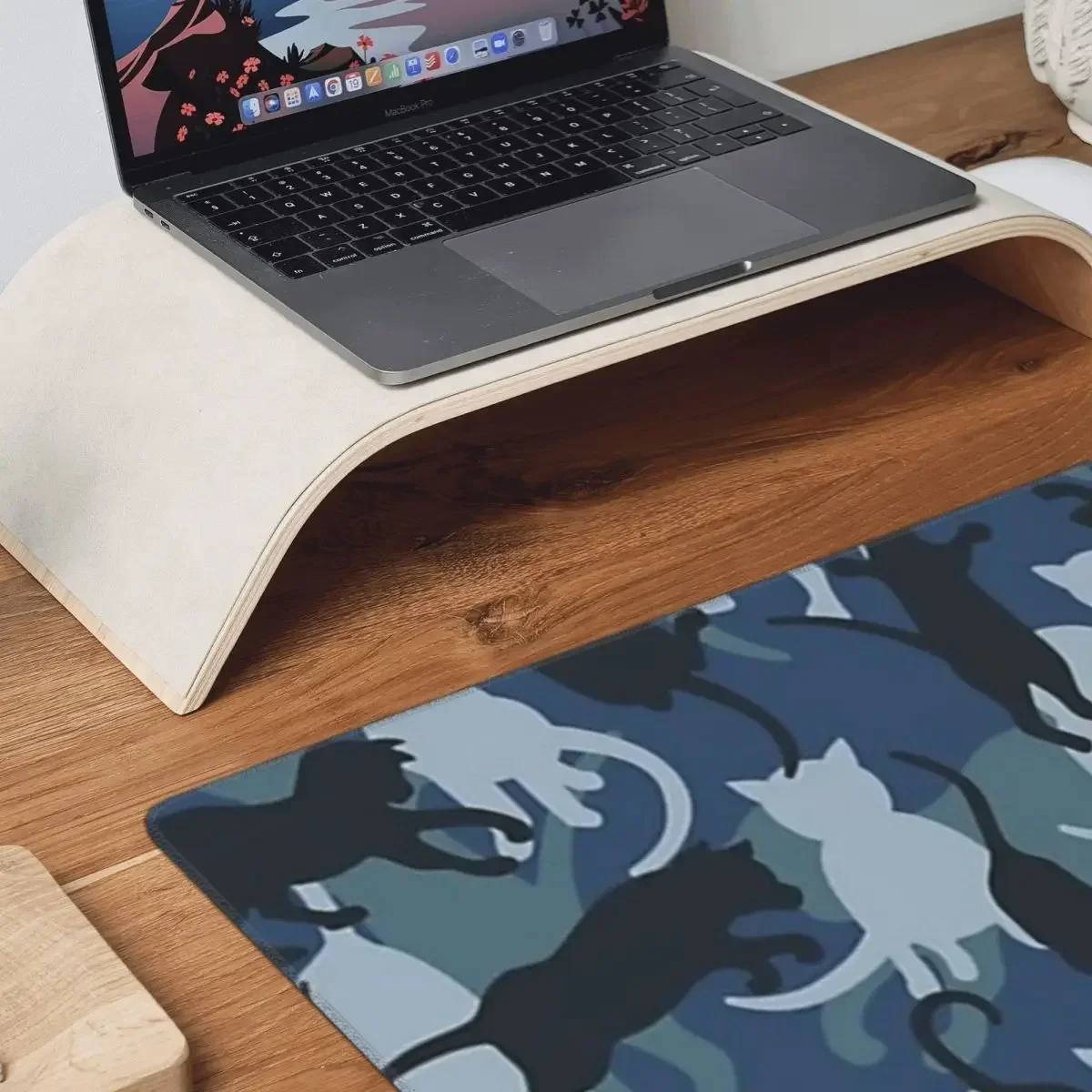 猫軍迷彩大型マウスパッドコンピュータキーボードマウスマットゲーマー PC ラップトップデスクマットオフィスアクセサリーテーブルマット