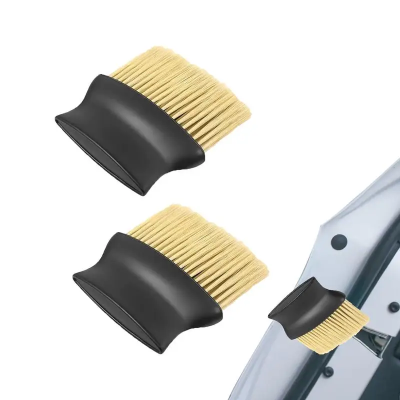 

Car Cleaning Brush Interior 2pcs Car Duster Dust Removal Brushes Cleaning Gadgets Wide Handle Car Brushes For Detailing