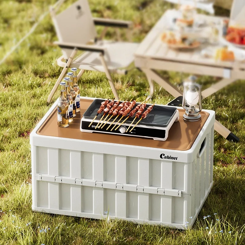 Outdoor camping box, storage box, vehicle trunk folding storage box, plastic storage box, toy storage box