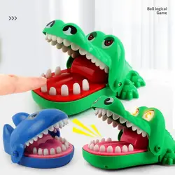 1Pc Children's toys crocodile by teeth biting finger toys educational training toys Parent-child interaction toys ﻿