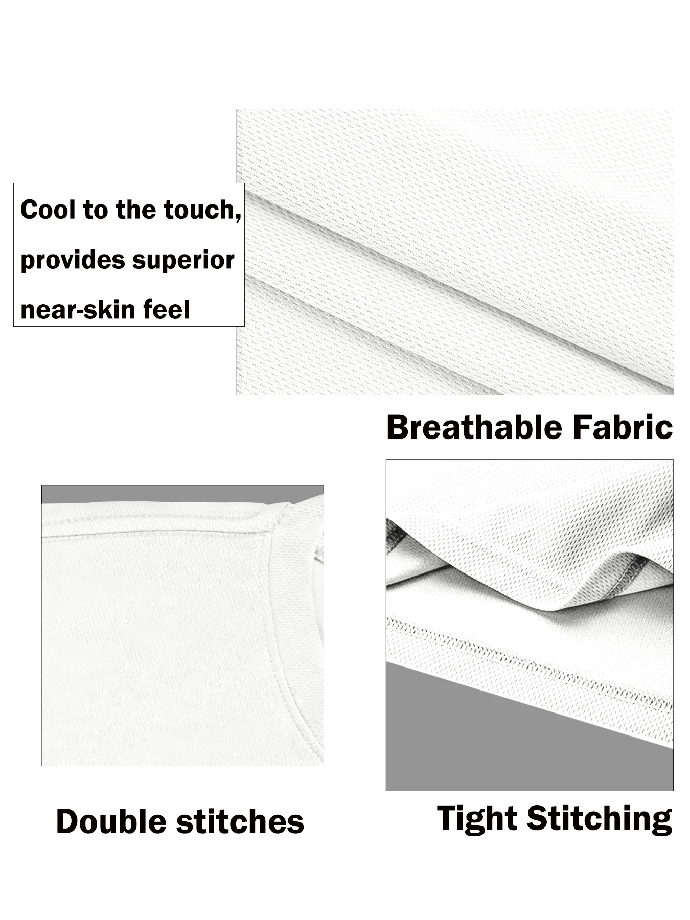 Herren Langarm-Sonnenschutz-Shirt Leichtes Workout UV-Schutz Schnelltrocknend Wander-T-Shirt Radsport Angeln Sportoberteil – Detail 4