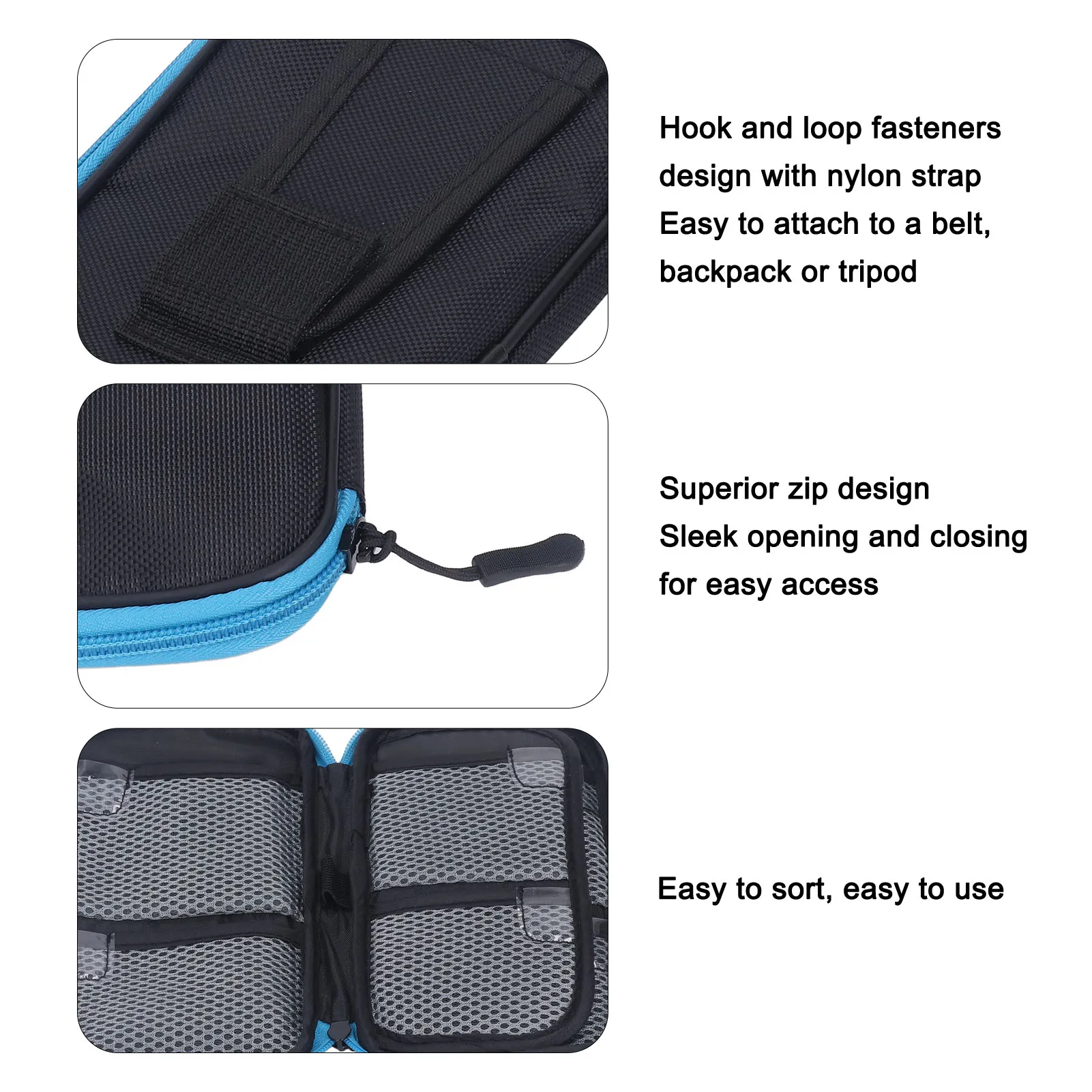 Camera Filters Case Storage Bag Camera Lens Filter Pouch Multipurpose Large Capacity Dustproof Shock Resistant Filter Carry Case