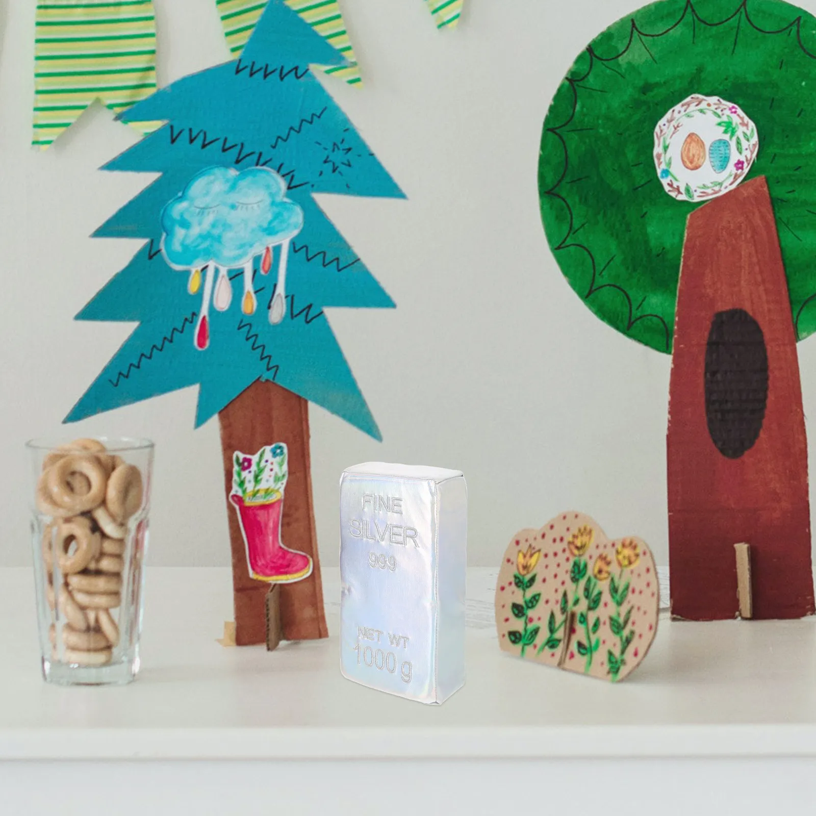 

Simulation Brick Fake Sponge Brick Realistic Texture Prank Party Prop Kids Cognitive Early Education Gift Halloween Mischief