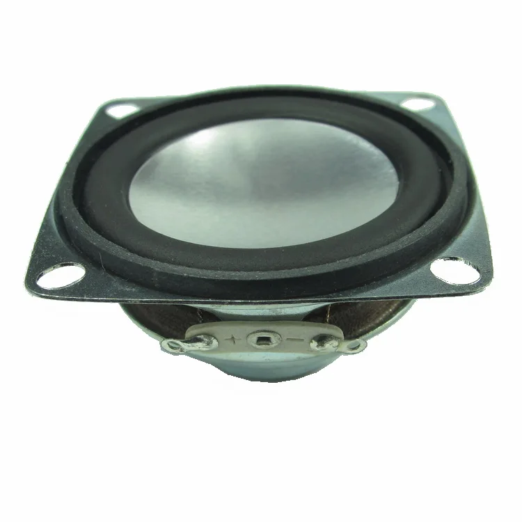 IPX-8 Waterproof 2Inch Square Neodymium-Magnet Full-range Speaker for Mini Multimedia RMS Power 3W 4Ω/8Ω Paper Cone Rubber Edge