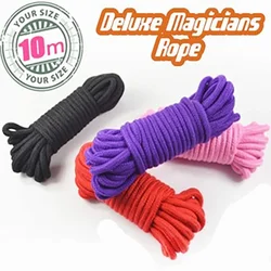 Deluxe Magicians Rope - 30ft (10M) Magic Tricks Colorful Soft Rope Magia Magician Accessories Stage Illusions Gimmicks Props