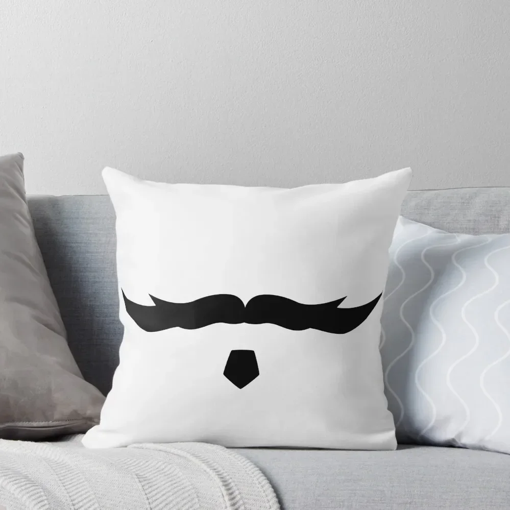 Poirot Mustache Throw Pillow ornamental pillows Decorative pillowcase pillow