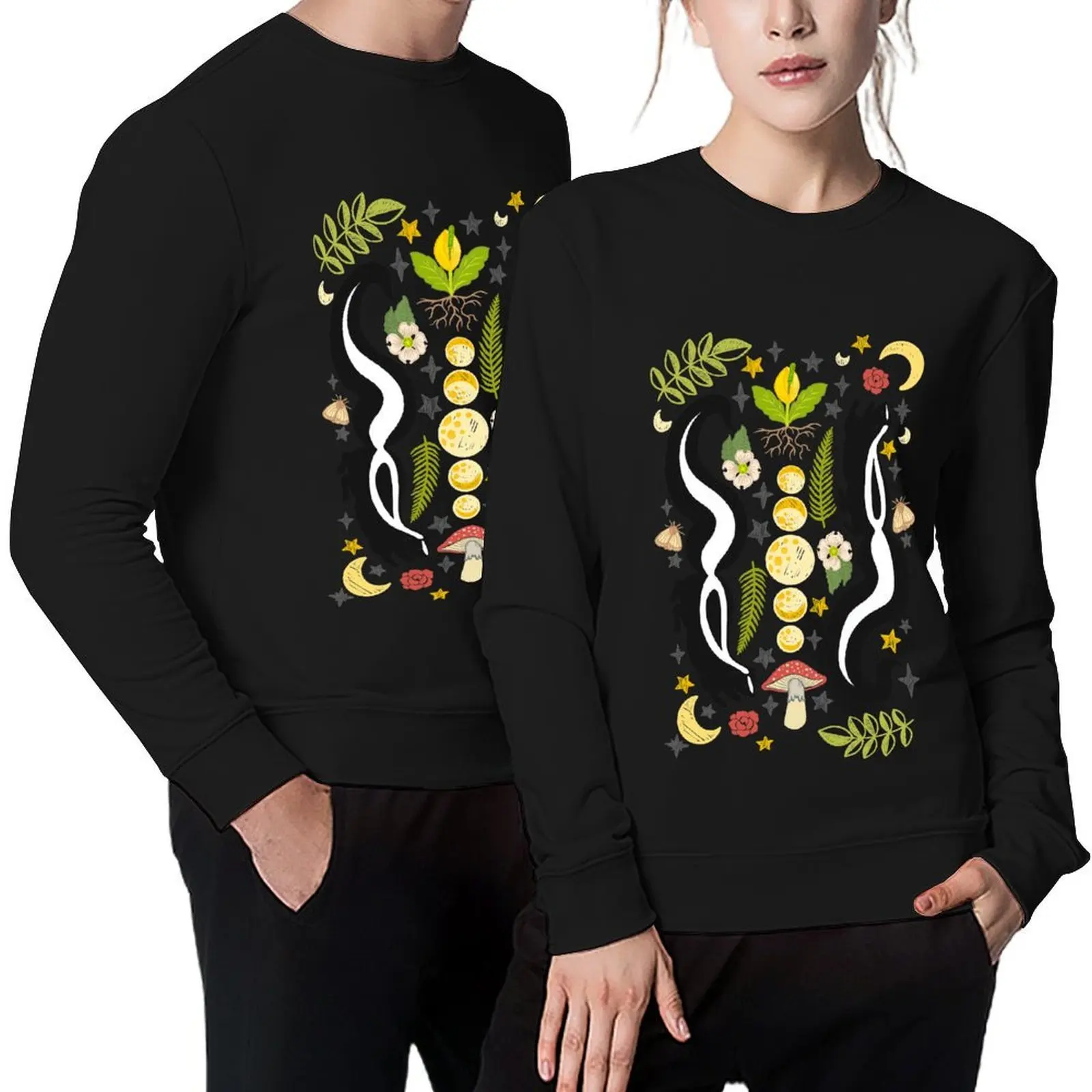 

Skunk Folk Art Pullover clothes for men men's sweat-shirt set male clothes anime clothing sweatshirts for men