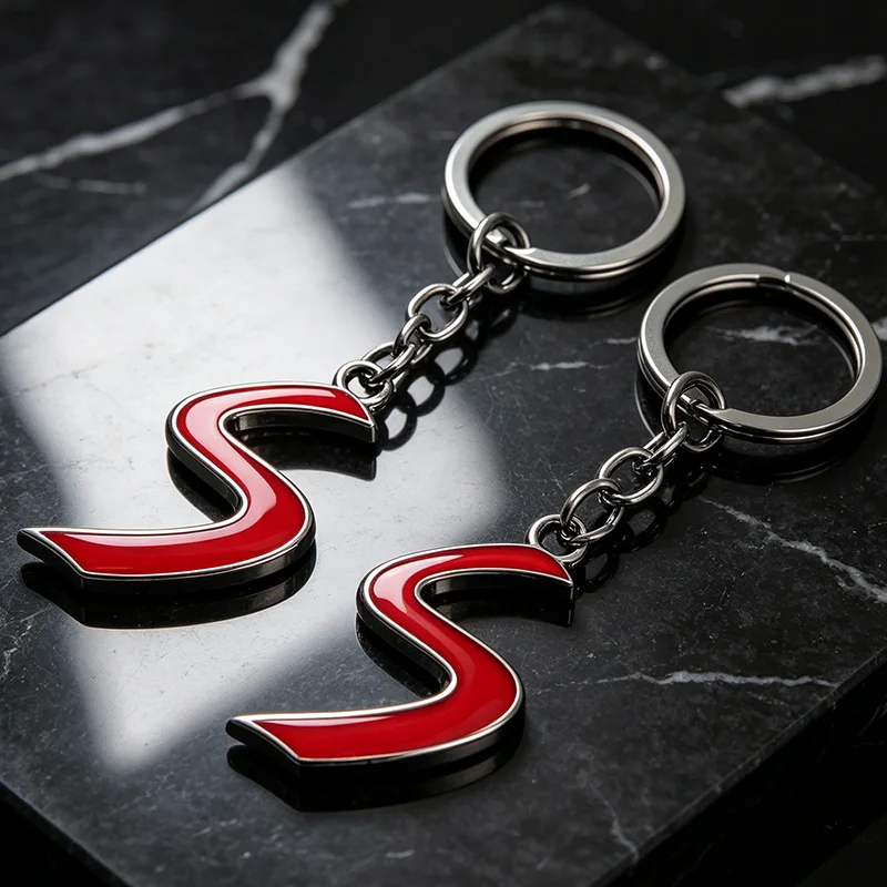 Car Key Pendant Buckle KeyChain Alloy Keyring Styling for Mini Cooper S Logo R50 R52 R53 R55 R56 F54 F55 F56 F60 Decoration