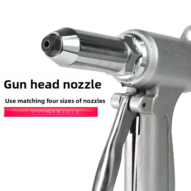 Ouwei A002 Vertical Pneumatic Rivet Gun Stainless Steel Blind Rivet Gun Industrial Grade Rivet Pliers