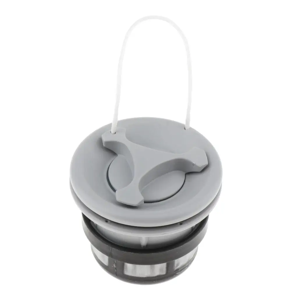 PVC Inflatable Kayak Canoe Airbed Screw in Valve Gray Stopper with Filter Screen for Boat Inflatable Accessories