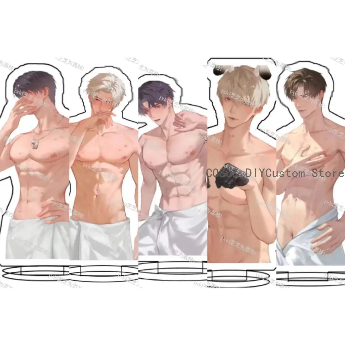 

Игра Sylus Rafayel Caleb Xavier Zayne Love and Deepspace акриловая фигурка-подставка модель настольный дисплей стоячий настольный украшение подарок