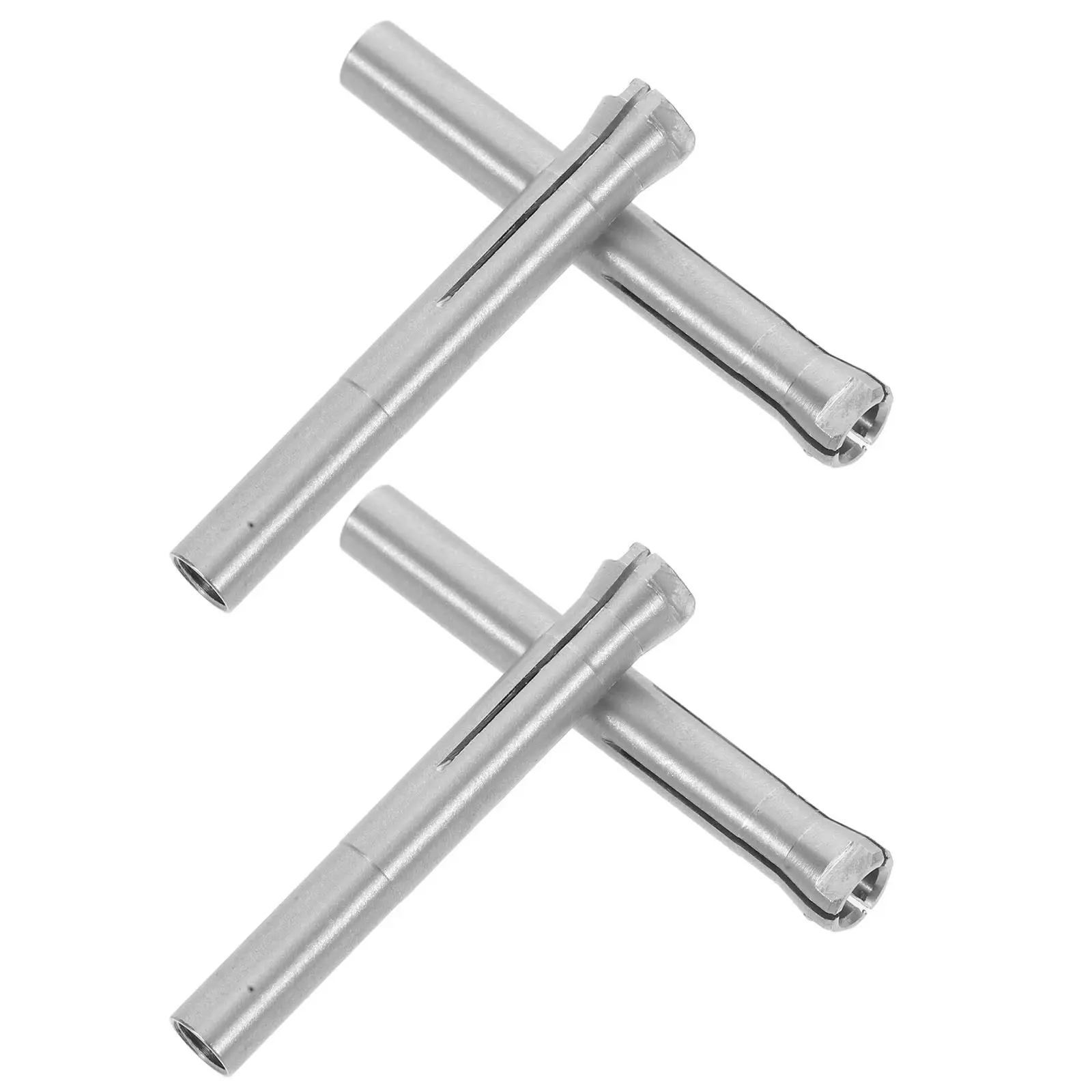 

4Pcs Stainless Steel Nail Drill Chuck Spring Collet Three-Jaw Quick-Release for Manicure Machines Professional Salon DIY Nail