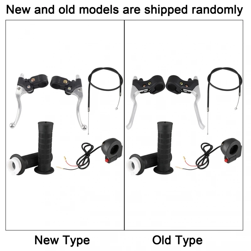 AliExpress Handle Grips Kill on/off Switch Throttle Brake Levers Kit for Pocket Bike Mini Motorcycle