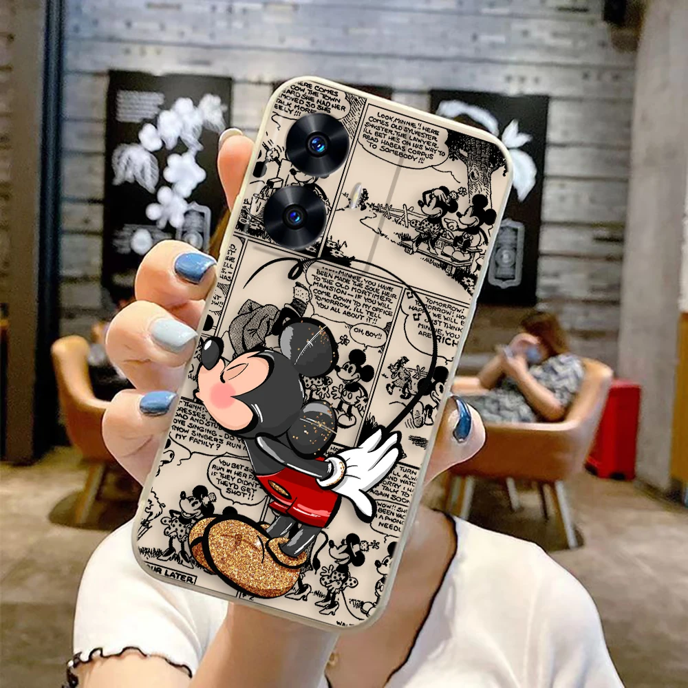 Disney Comics Mickey Minnie Mouse Phone Case For Realme C65 C63 C53 C35 C55 C33 C30 C21Y C20 C12 C11 GT 2 XT NARAO 20 30 50 Case