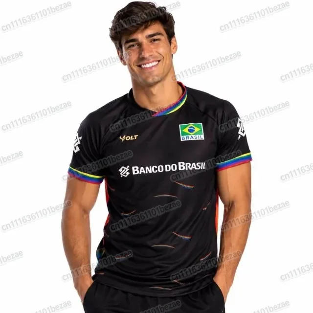 2026 CBV Brasilien Unisex Volleyball-Trikot Beachvolleyball-Shirt Herren Damen Sommer Sport Schnelltrocknendes Trikot Familien-Set – Detail 8