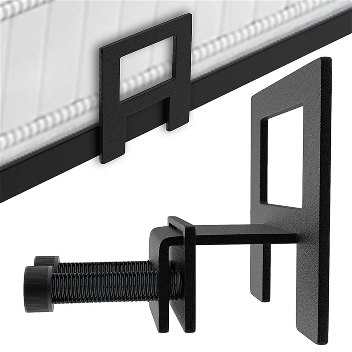 AAAE Juntas de colchón antideslizantes para marco de cama, soporte de colchón de 6 piezas en colocar pinza, deflector antideslizante apto para metal