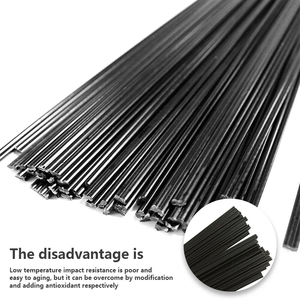 

40pc 200mm PP Plastic Welding Rods Low Temperature Welding Sticks For Car Bumper Repair Welder Tool Soldering Supplies