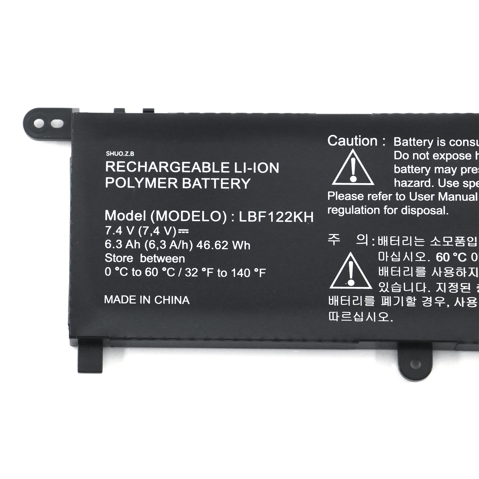 LBF122KH Batteria del computer portatile per LG Xnote P210 P220 P330 P210-G.AE21G P210-GE20K P210-GE25K P210-GE30K P210-GE2PK 46.62WH 6300mAh