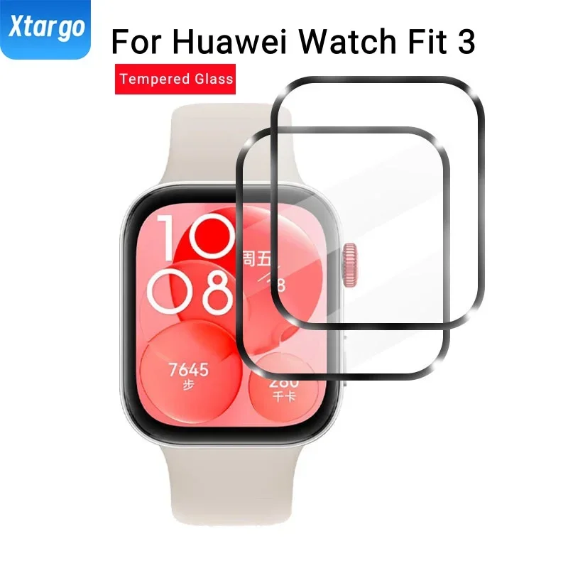 Tempered Glass For Huawei Watch Fit 3 Screen Protector Film Smartwatch Anti-scratch Screen Protector for Huawei Watch Fit 3