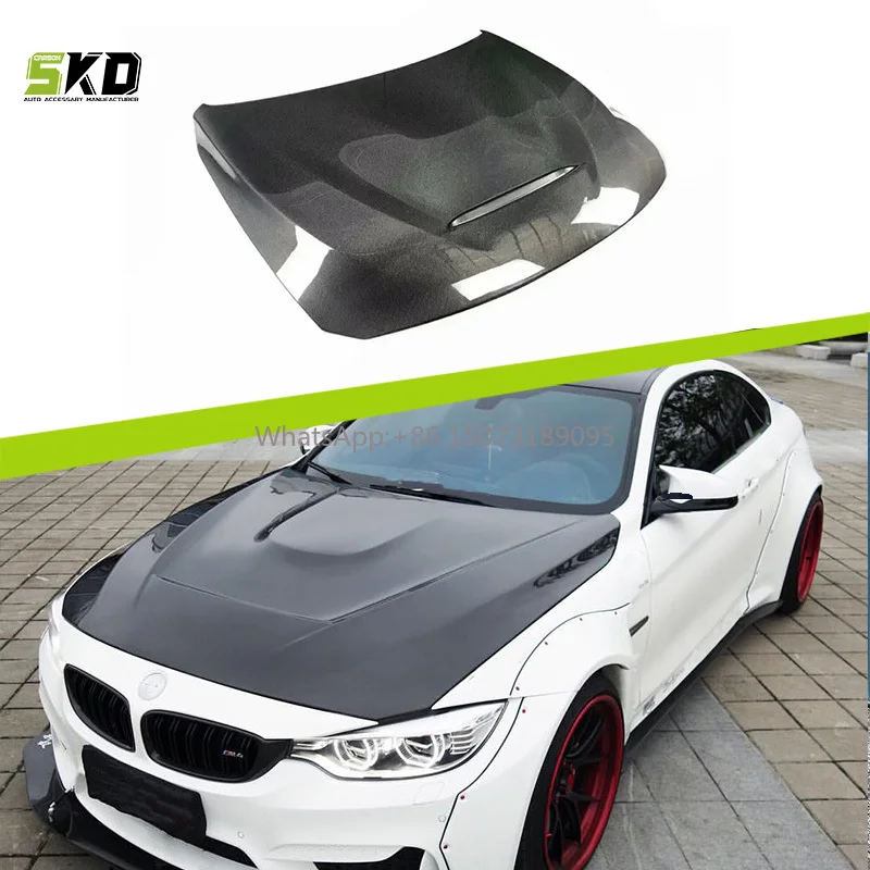 

Hood for 2014 to 2020 F80 M3 F82 M4 Dry Carbon Fiber GTS Style Bonnet Engine Cover Carbon Bonnet Hood
